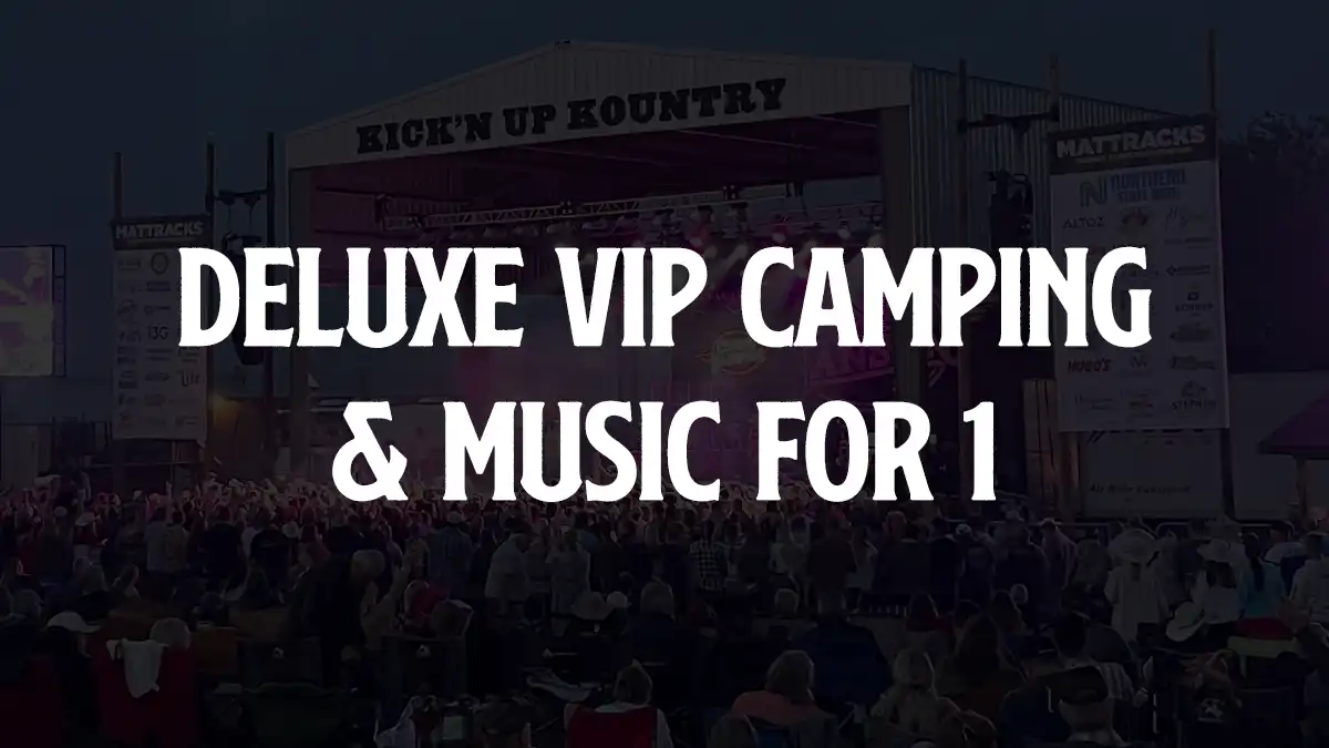 Deluxe VIP Music & Camping for 1