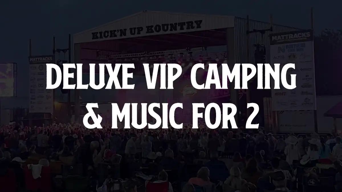 Deluxe VIP Music & Camping for 2