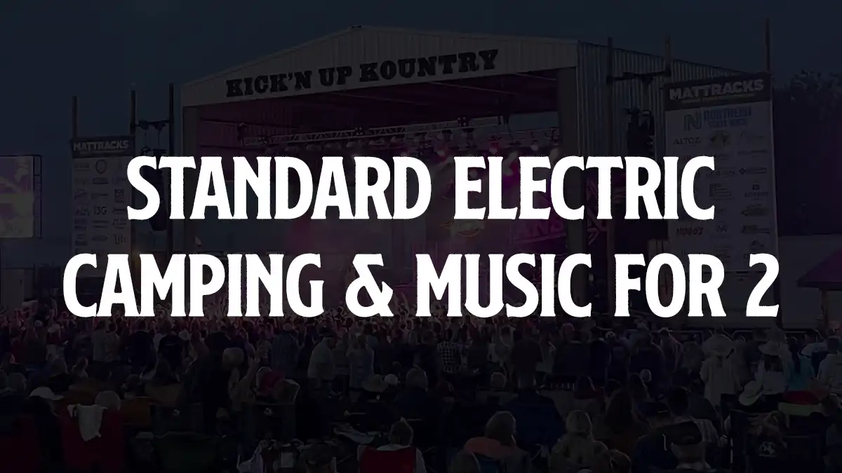 Standard Electric Camping & General Music Ticket for 2