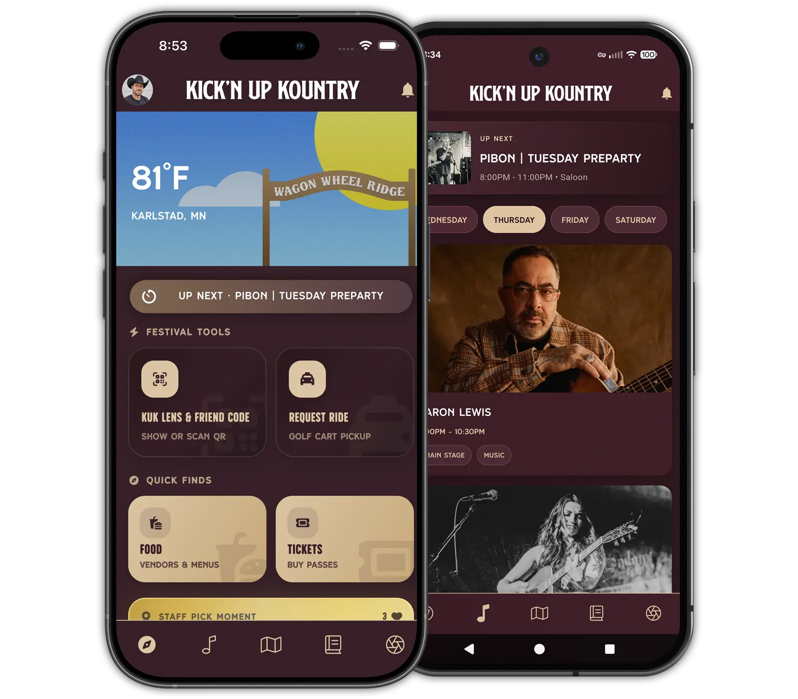 Kick'n Up Kountry App Preview