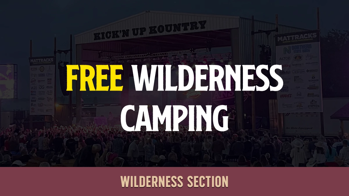 Free Wilderness Camping